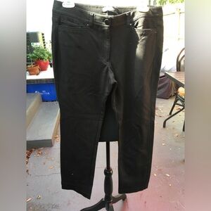 White House Black Market Black Rayon Slim Jeans Size 8 Slim